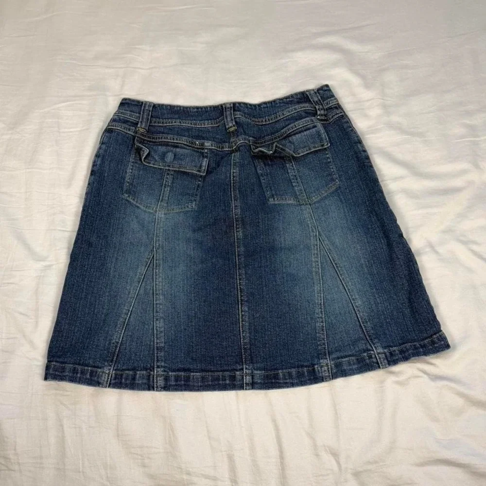 y2k Gitano denim pleated midi skirt - Picture 5 of 5